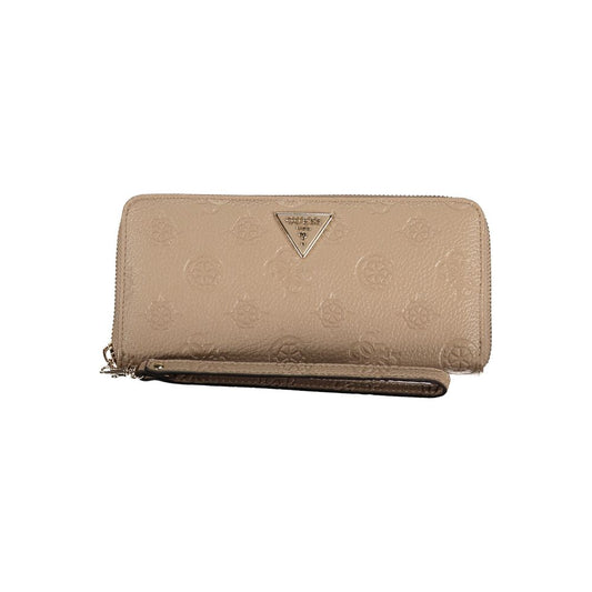 Guess Jeans Beige Polyethylene Wallet