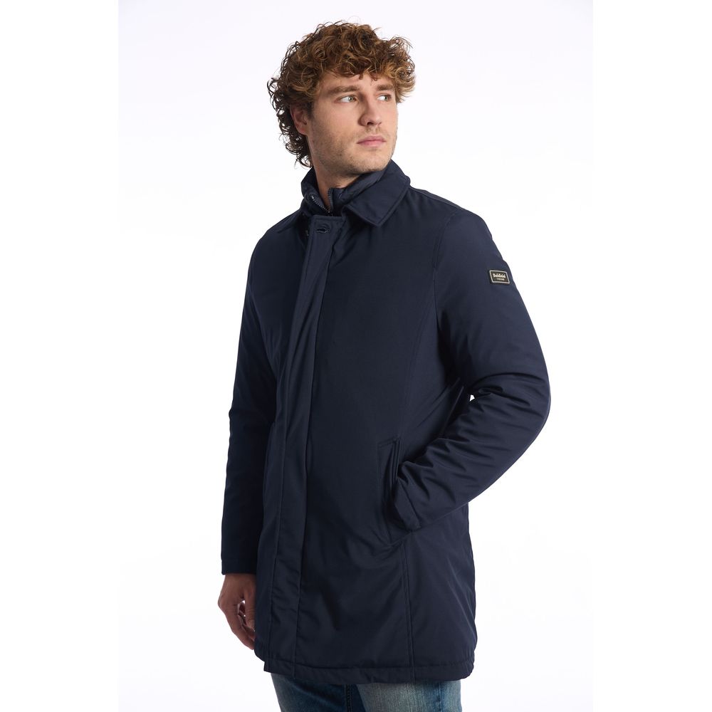 Baldinini Trend Blue Polyester Jacket