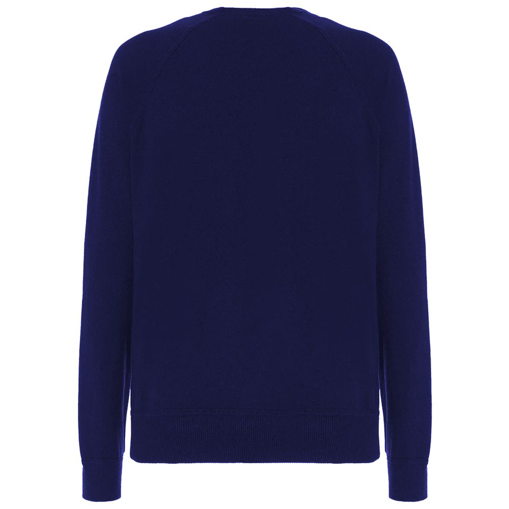 Malo Blue Wool Sweater