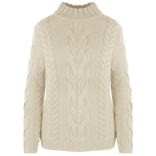 Malo Beige Wool Sweater