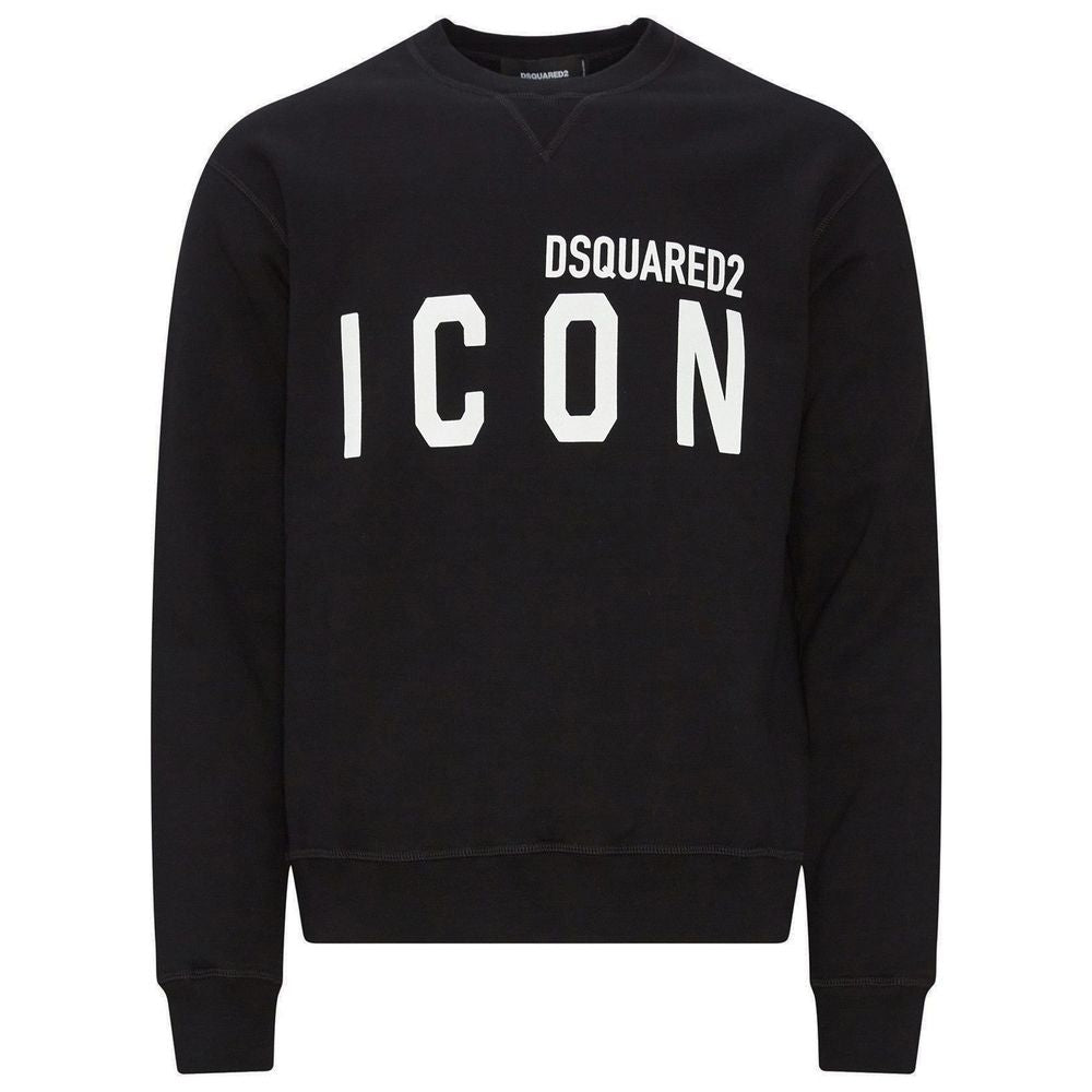 Dsquared² Black Cotton Sweater