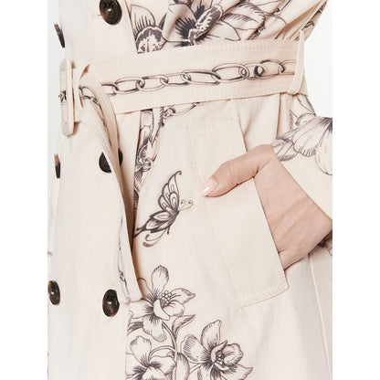 PINKO Beige Cotton Jackets & Coat