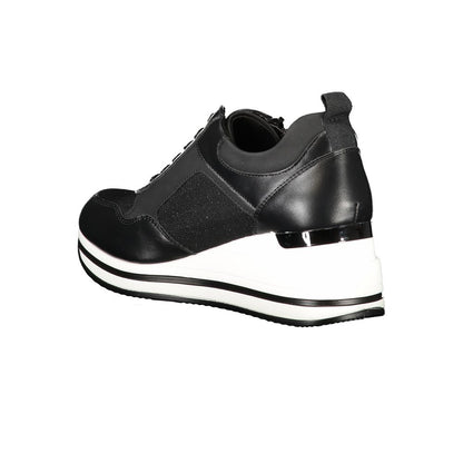 Laura Biagiotti Black Polyester Sneaker