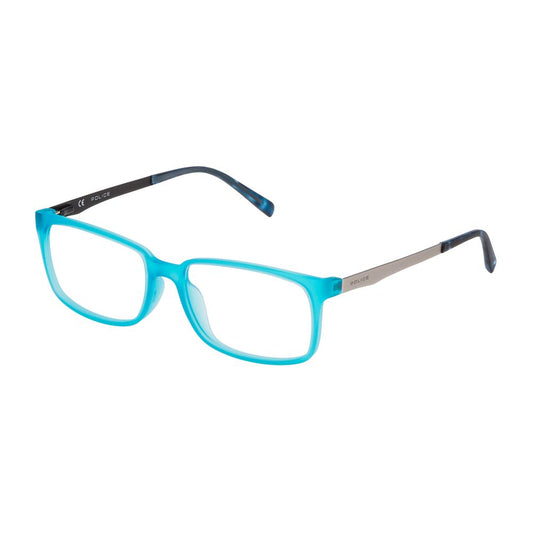 Police Blue Plastic Frames