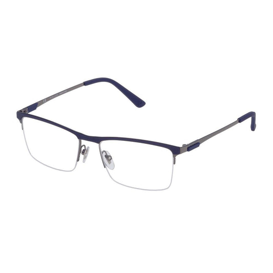 Police Gray Metal Frames