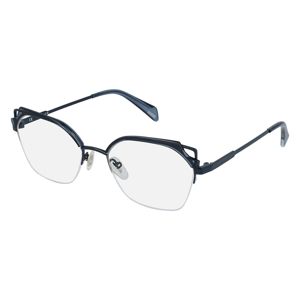 Police Blue Metal Frames