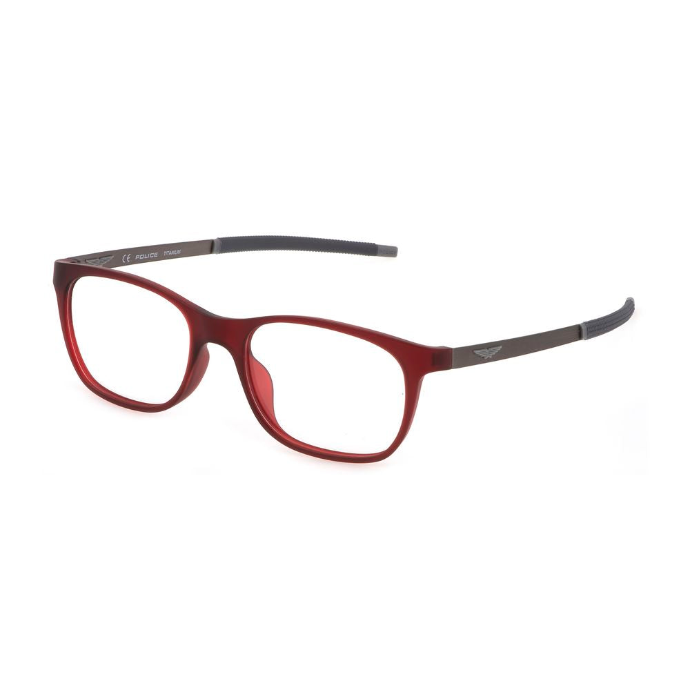 Police Red Metal Frames