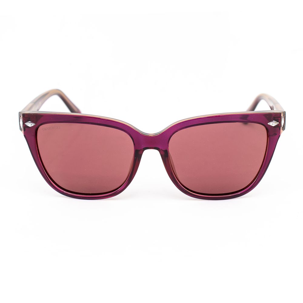 Swarovski Bordeaux Plastic Sunglasses