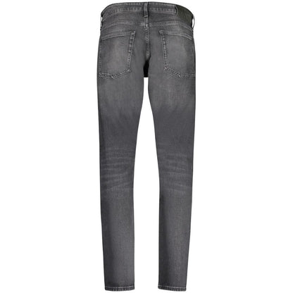 Calvin Klein Black Cotton Jeans & Pant