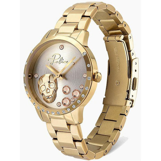 Police Gold Stainless Steel Watch