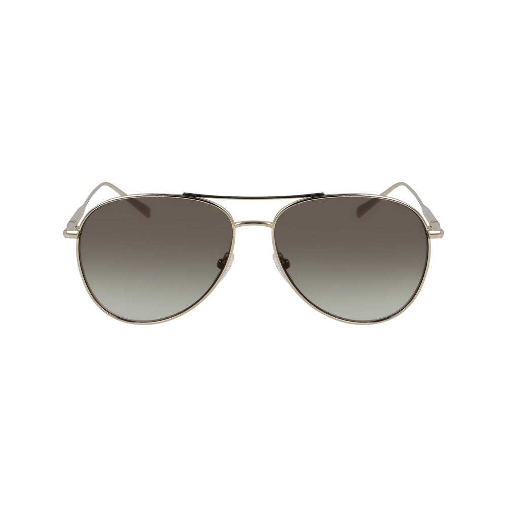 Longchamp Gold Metal Sunglasses