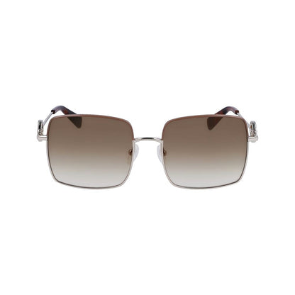 Longchamp Gold Metal Sunglasses