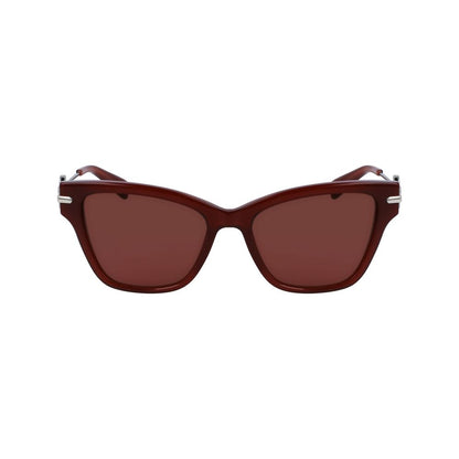 Longchamp Brown Acetate Sunglasses