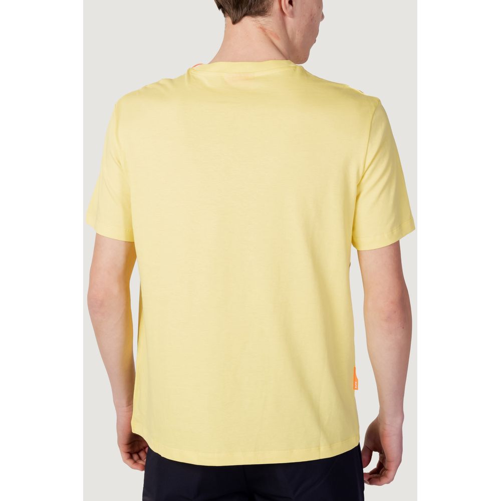 Suns Yellow Cotton T-Shirt