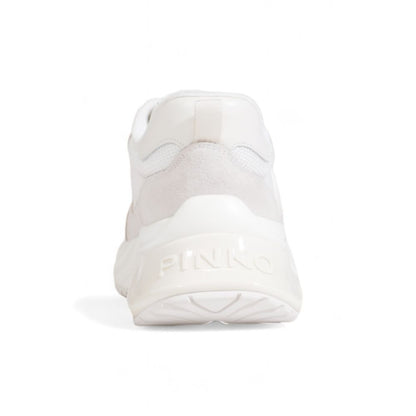 PINKO White Fabric Sneaker