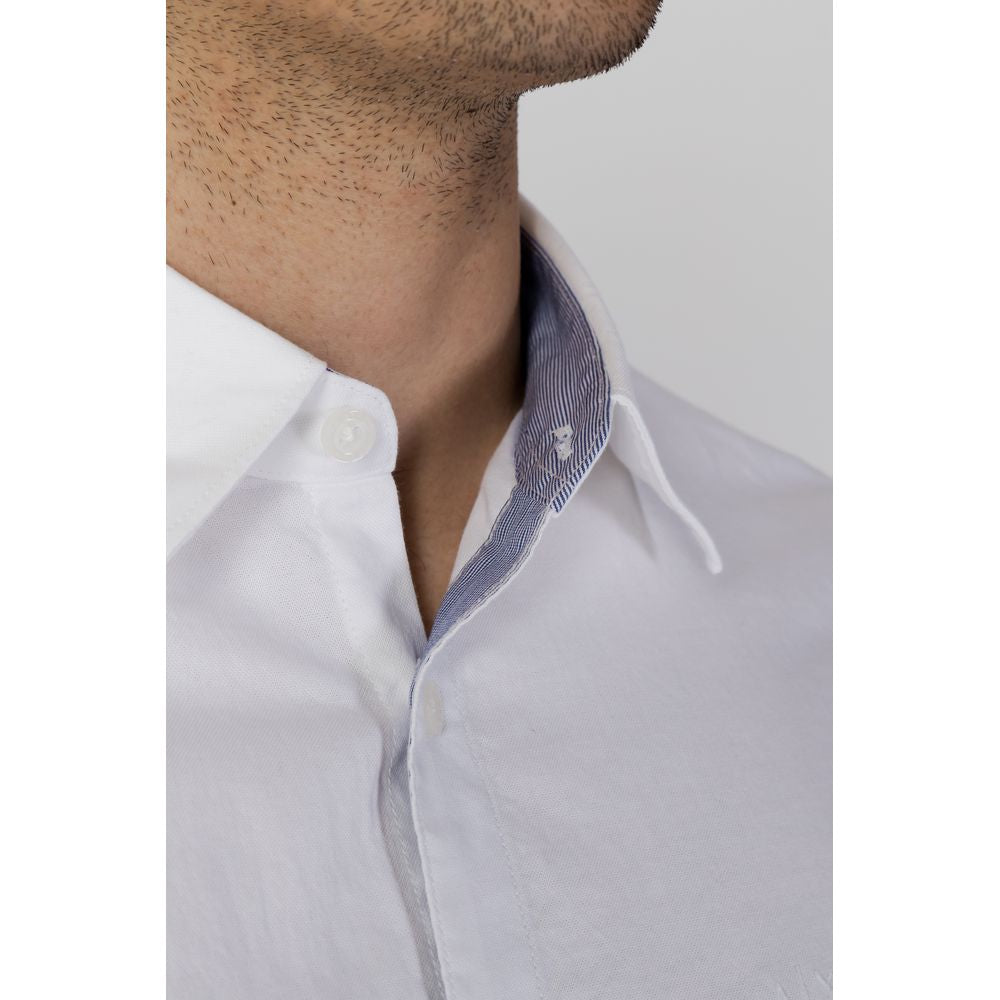 Armani Exchange White Cotton Shirt