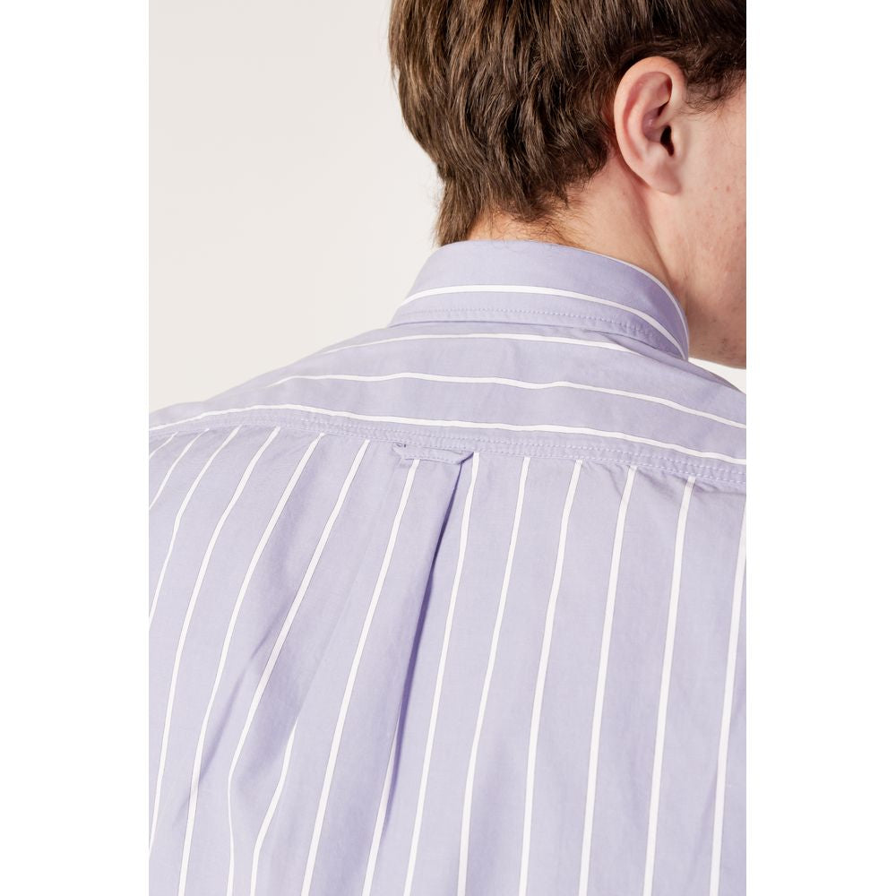 Hugo Boss Purple Cotton Shirt