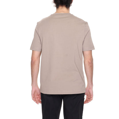 Hugo Boss Brown Cotton T-Shirt