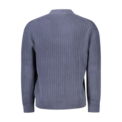 Calvin Klein Blue Cotton Sweater