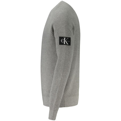 Calvin Klein Gray Cotton Sweater