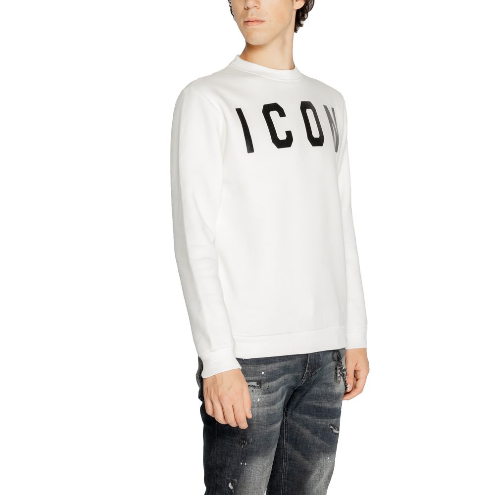 Icon White Cotton Sweater