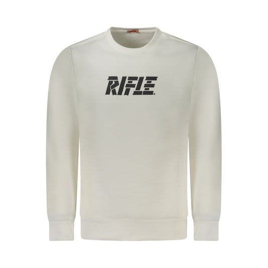 Rifle White Cotton Sweater