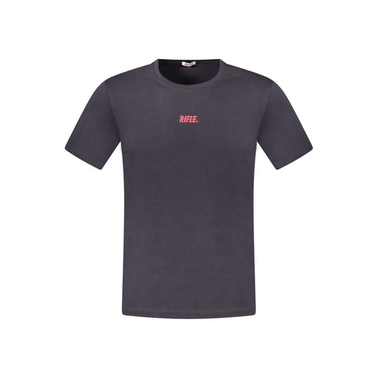 Rifle Blue Cotton T-Shirt