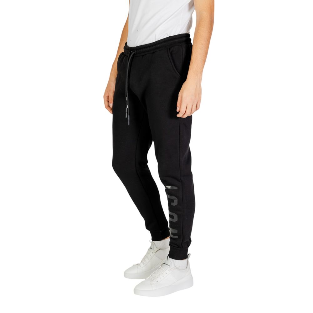 Icon Black Cotton Jeans & Pant