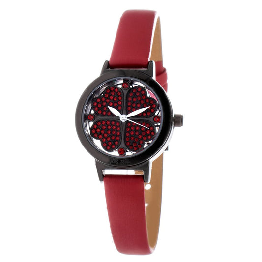 Folli Follie Red Leather Watch