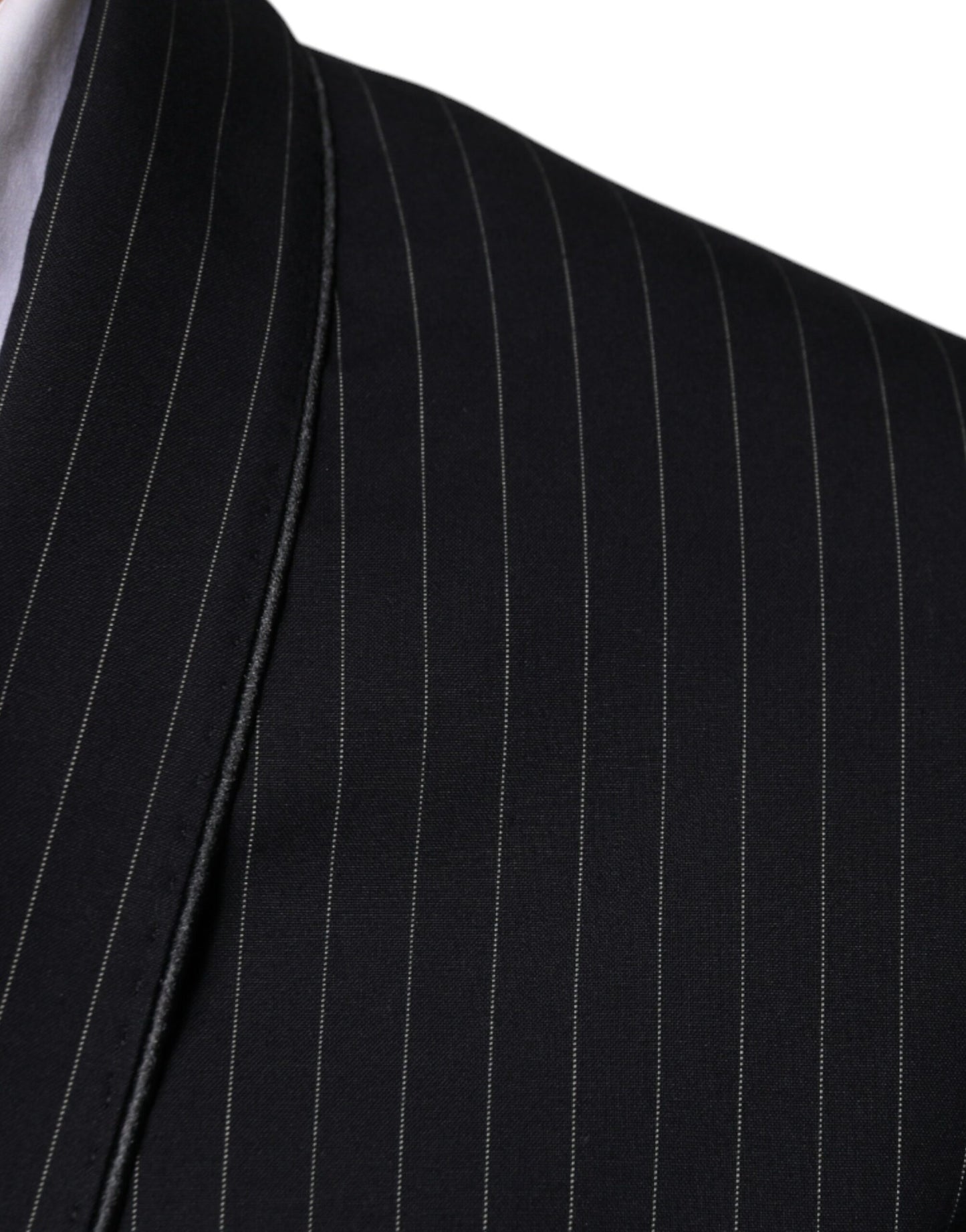 Dolce & Gabbana Black Stripe Single Breasted Formal Suit