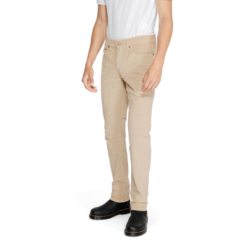 Jeckerson Beige Cotton Jeans & Pant