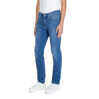 Jeckerson Blue Cotton Jeans & Pant