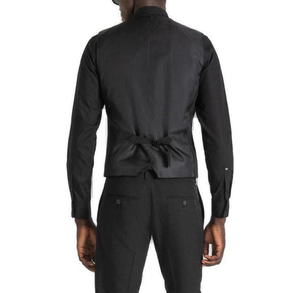 Antony Morato Black Polyester Vest