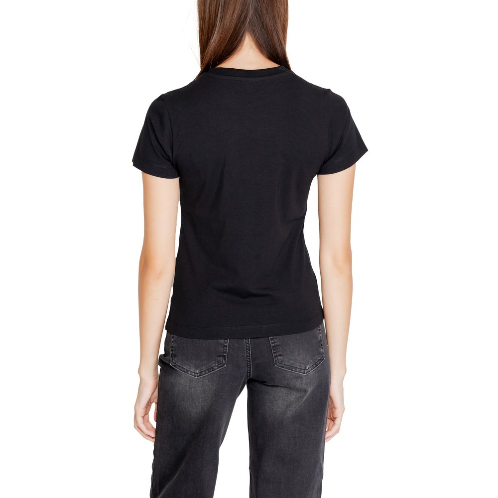 Guess Active Black Cotton Tops & T-Shirt