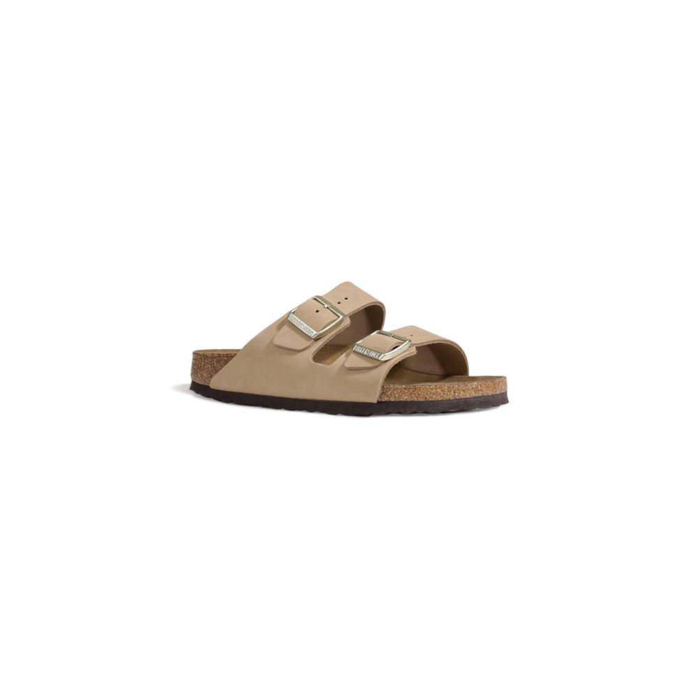 Birkenstock Beige Nubuck Leather Sandal