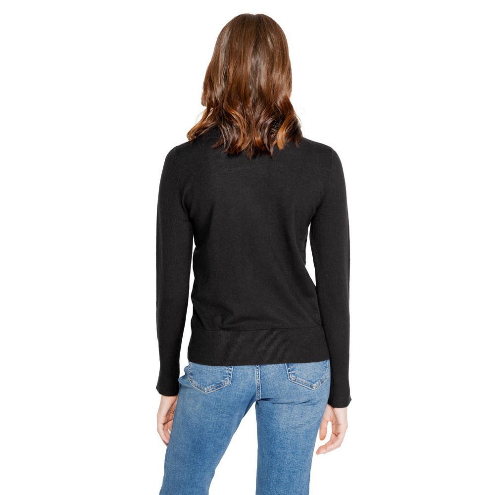 Jacqueline De Yong Black Viscose Tops & T-Shirt