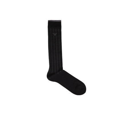 Emporio Armani Underwear Black Cotton Sock