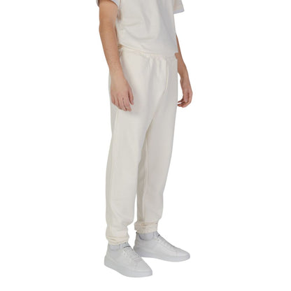 Underclub Cream Cotton Jeans & Pant