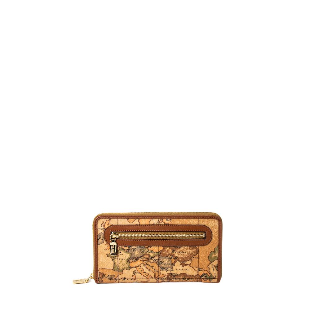 Alviero Martini Prima Classe Beige Leather Wallet