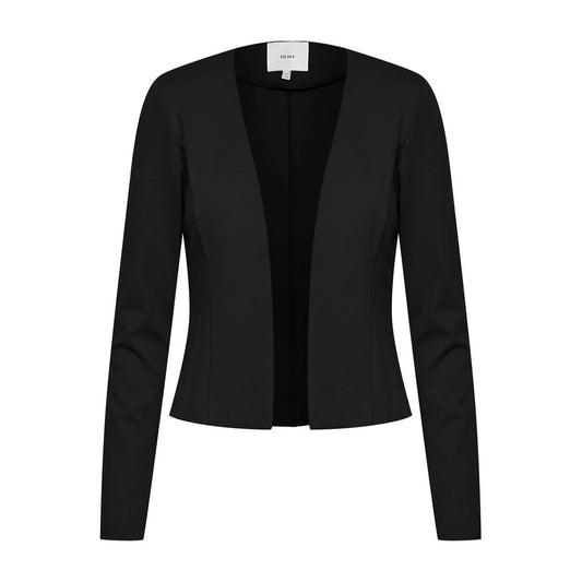 ICHI Black Polyester Suits & Blazer