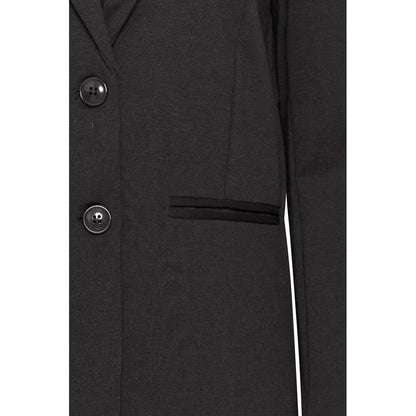 ICHI Black Recycled Polyester Suits & Blazer