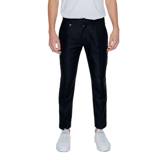 Antony Morato Black Linen Jeans & Pant