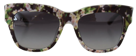 Dolce & Gabbana Elegant Black Multicolor Gradient Sunglasses