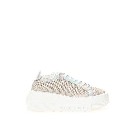 Casadei Eco Leather Beige Sneakers