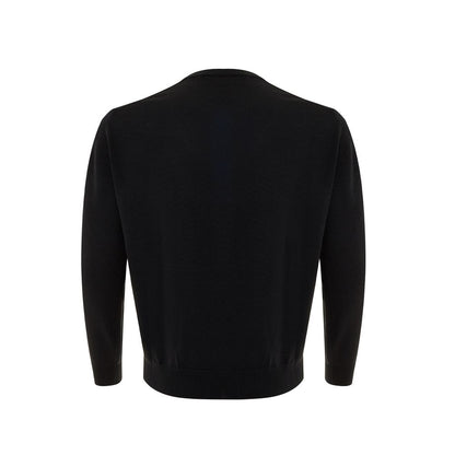 FERRANTE Elegant Black Wool Sweater for Men