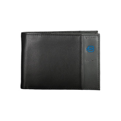 Piquadro Black Leather Wallet